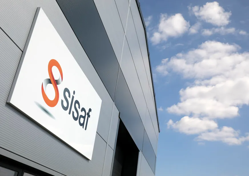 SiSaf sign on the company building